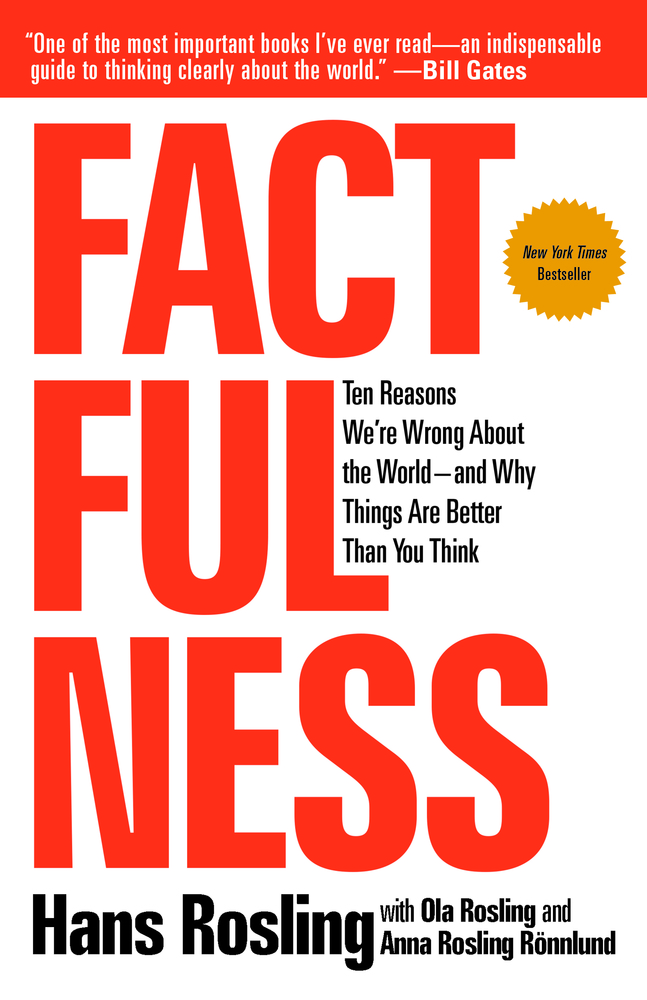 Hans Rosling, Anna Rosling Rönnlund, Ola Rosling: Factfulness (2018, Flatiron Books)